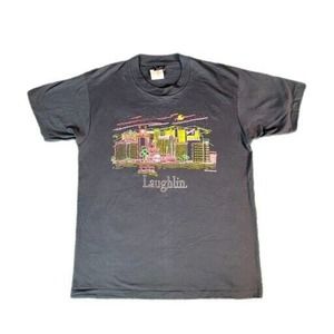 Vintage 90s Laughlin Nevada Shirt XL Harrah’s Edgewater Nugget Flamingo Belle